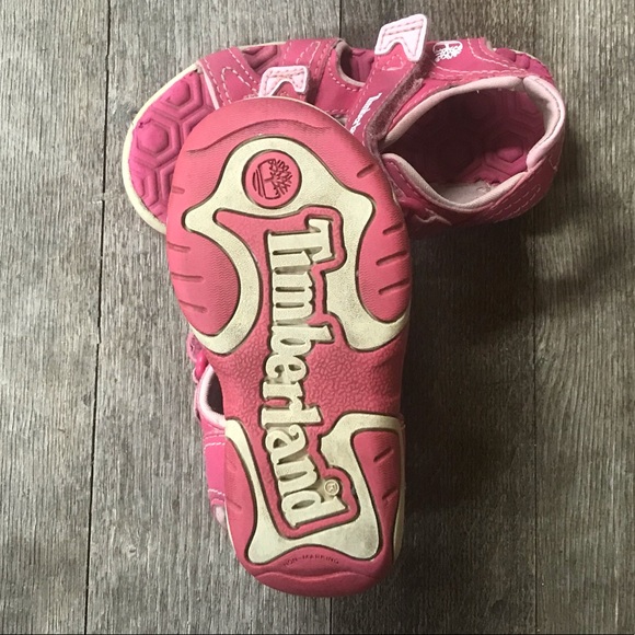 Timberland Girls Size 5/6 Velcro Sandals - Picture 5 of 5